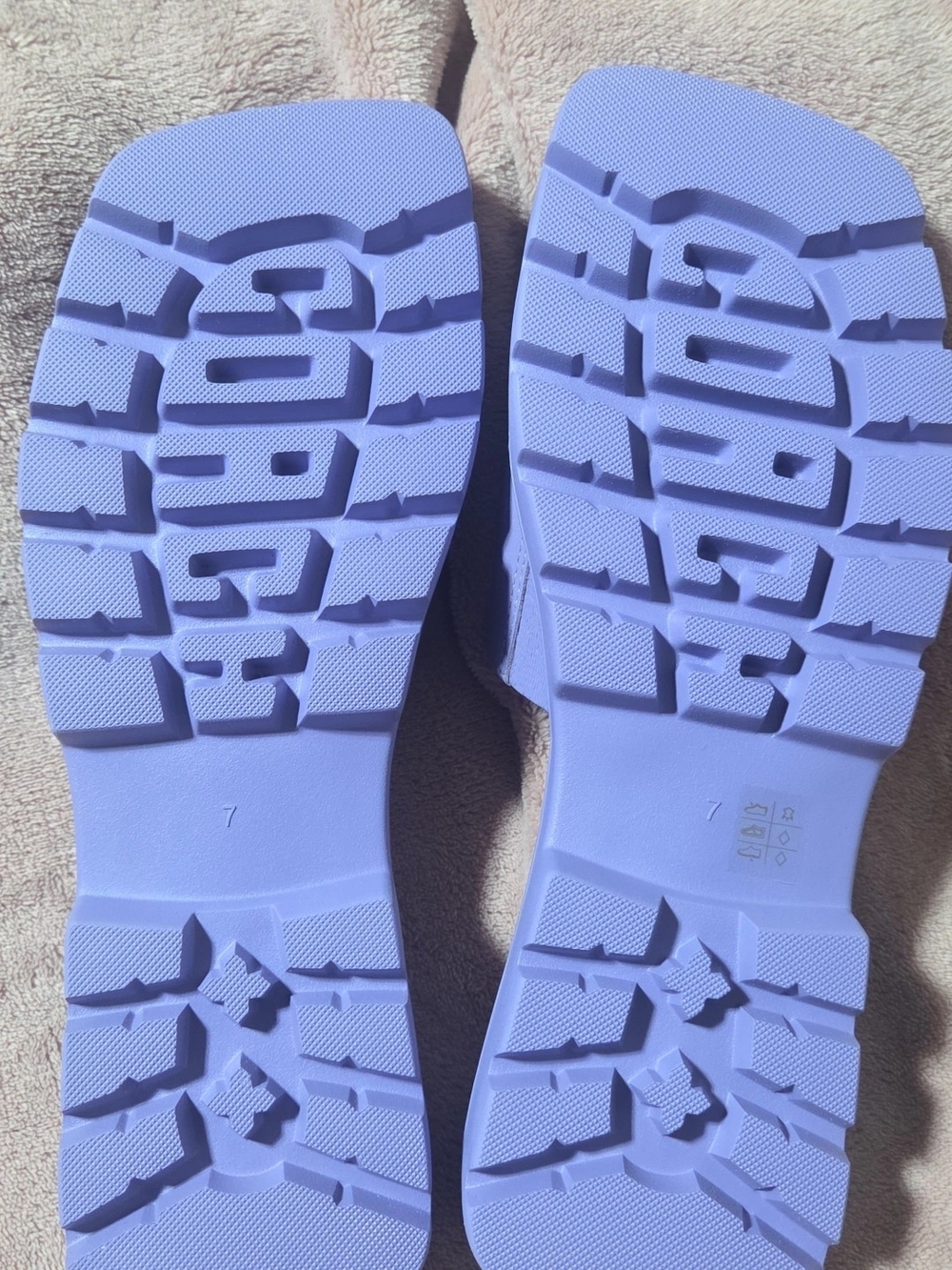 COACH Fiona Violet Slide Sandals - Women's Slip-On 7 - Picture 3 of 4